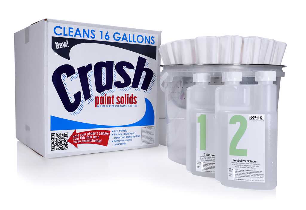 GOLDEN Develops Easy-to-Use Kit for Artists to Remove Acrylic Paint Solids from Studio Waste Water