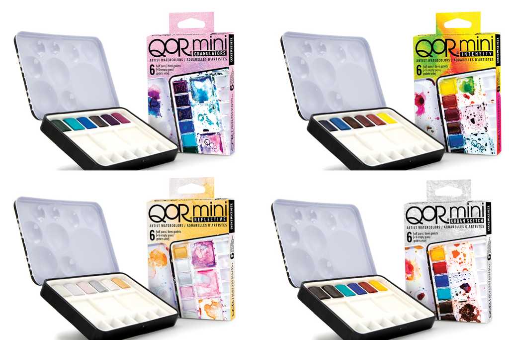 GOLDEN Launches Four New QoR Artist Watercolors Half Pan Sets
